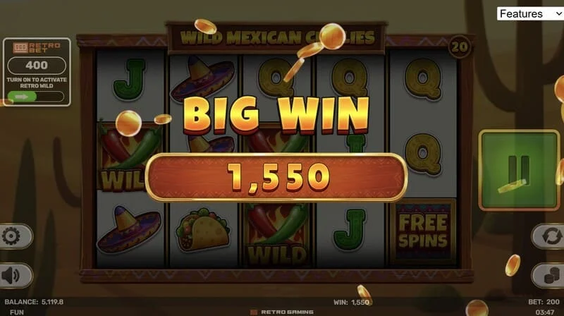 Wild Mexican Chillies – veľká výhra v Free Spins