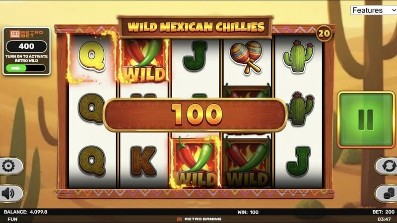 Wild Mexican Chillies – Wild na mriežke a výplatná línia